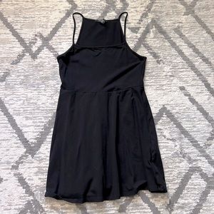 Forever 21 Mini Halter Black Dress Size L